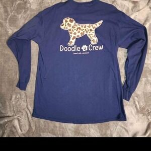 Simply Southern Doodle Crew Long Sleeve shirt. Womens Large